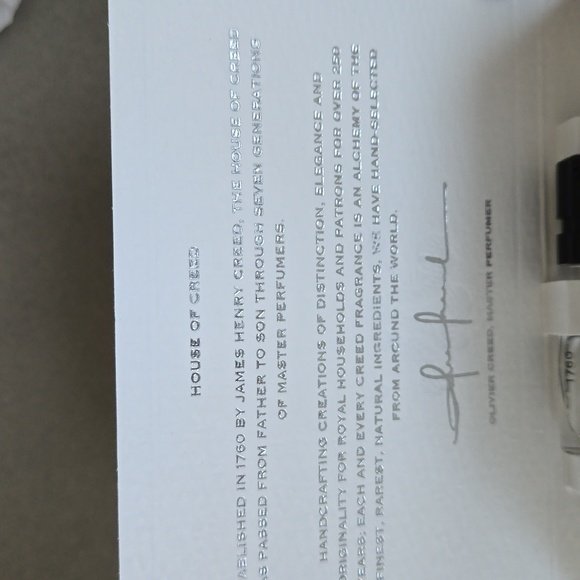 New never used CREED 1760 - Picture 3 of 3